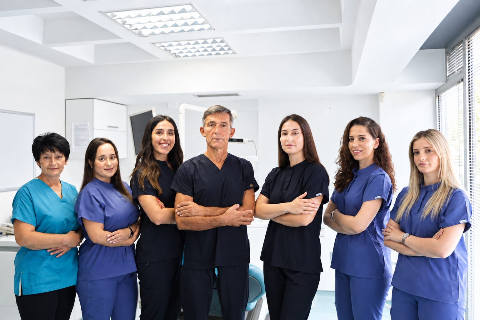 Тимот на Dental Excellence Group во ординацијата во Скопје